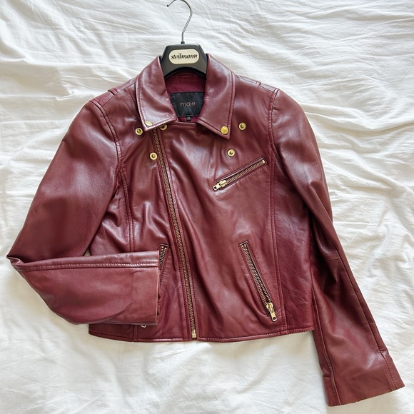 Perfecto made in lambskin Maje - Picture 3 of 9